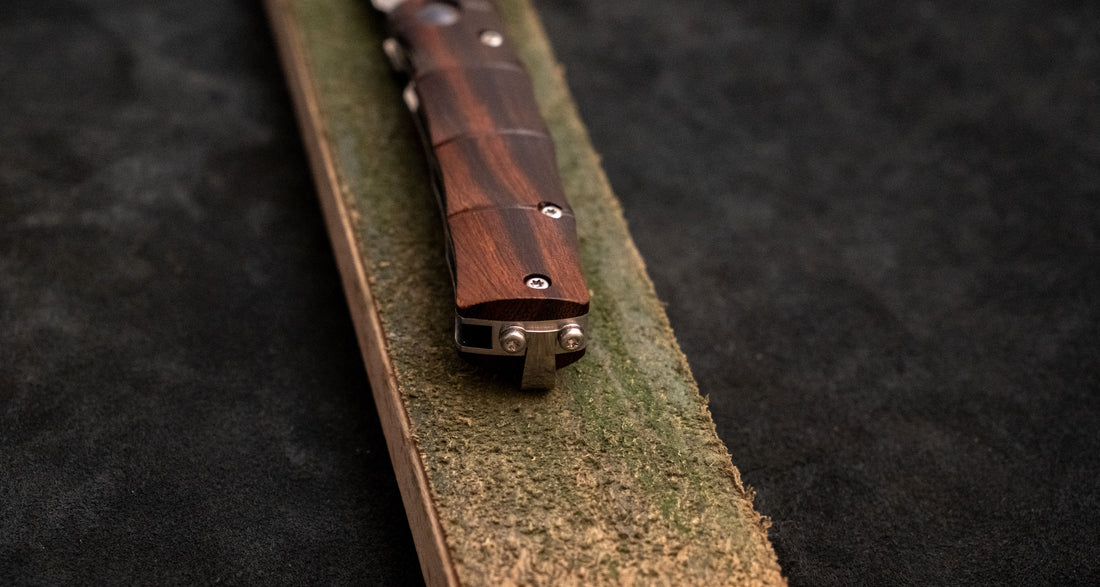Mcusta Shinra Emotion Take Ironwood Pocket Knife [MC-0074DI]