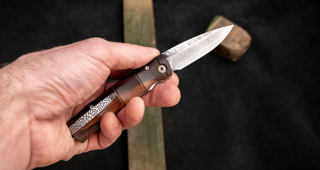 Mcusta Shinra Emotion Take Ironwood Pocket Knife [MC-0074DI]