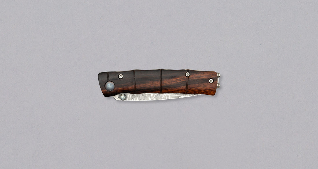 Mcusta Shinra Emotion Take Ironwood Pocket Knife [MC-0074DI]