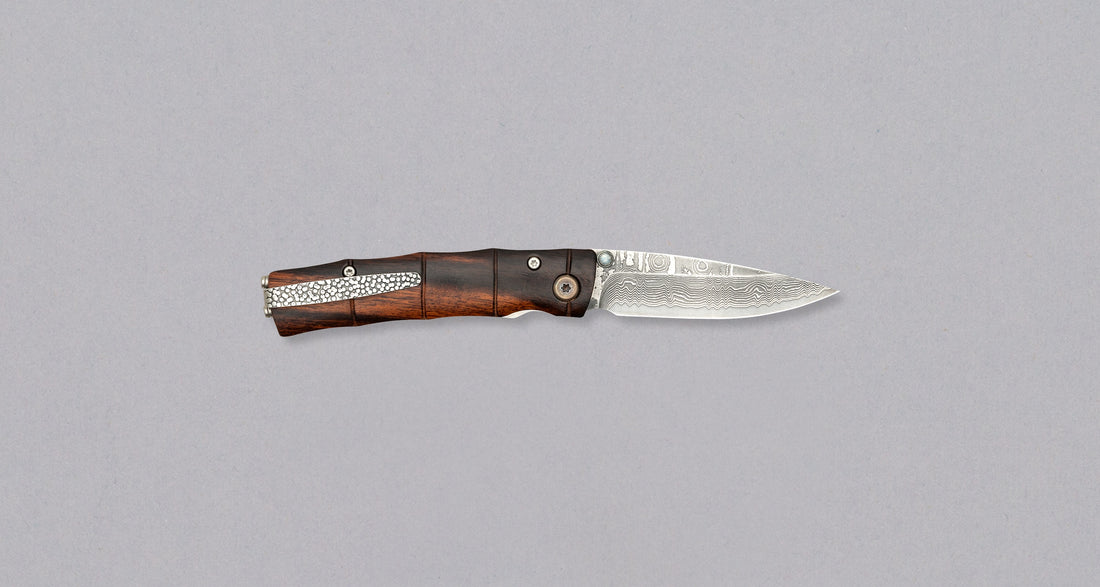 Mcusta Shinra Emotion Take Ironwood Pocket Knife [MC-0074DI]