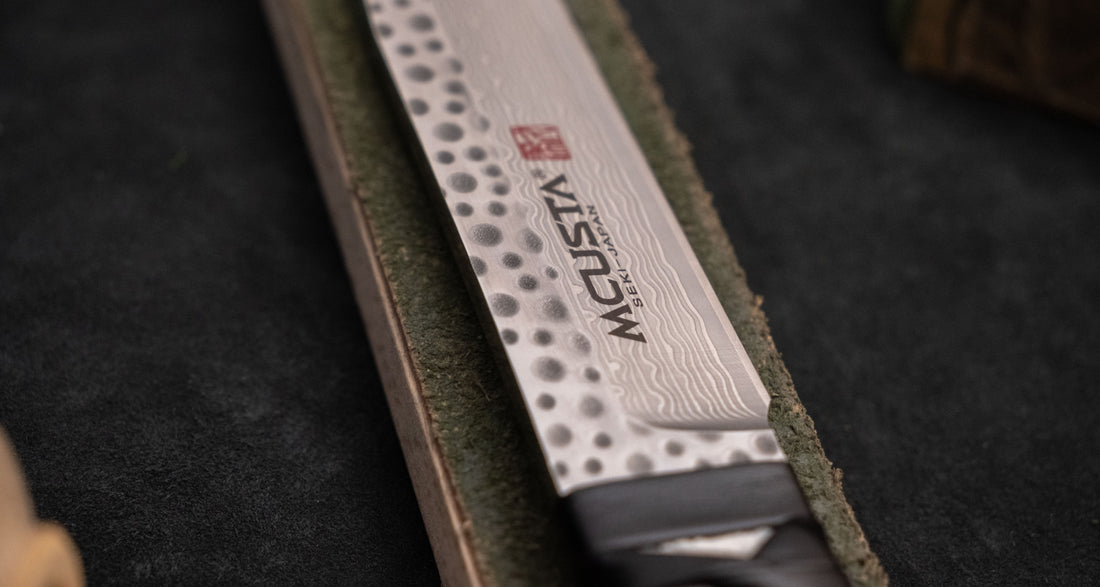 Mcusta Tanto SPG2/R2 Damascus - Fixed Japanese Knife [MC-0242GD]