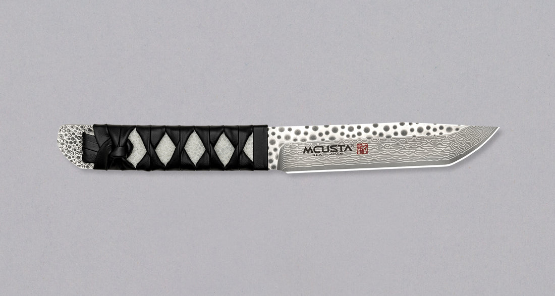 Mcusta Tanto SPG2/R2 Damascus - Fixed Japanese Knife [MC-0242GD]
