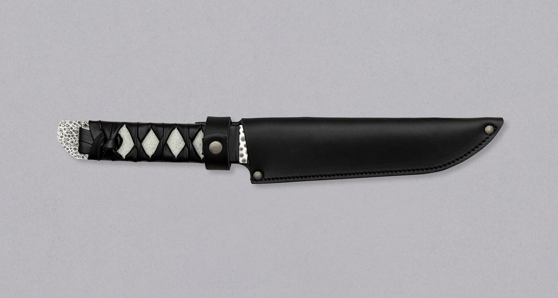 Mcusta Tanto SPG2/R2 Damascus - Fixed Japanese Knife [MC-0242GD]
