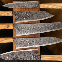 Hatsukokoro Mercury Kiri-Gyuto Kurozome Damascus 240 mm [Mono Olivewood]