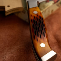 NENOX-S Gyuto Migaki 240 mm [Jigged Bone Amber]