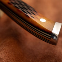NENOX-S Gyuto Migaki 240 mm [Jigged Bone Amber]