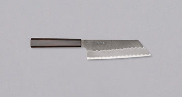 Nigara Kiritsuke-Nakiri Aogami Super Migaki Tsuchime 180 mm