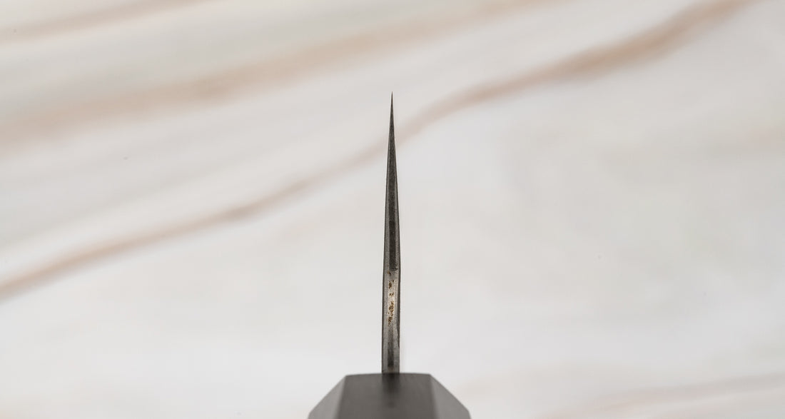 Nigara Kiritsuke-Nakiri Aogami Super Migaki Tsuchime 180 mm