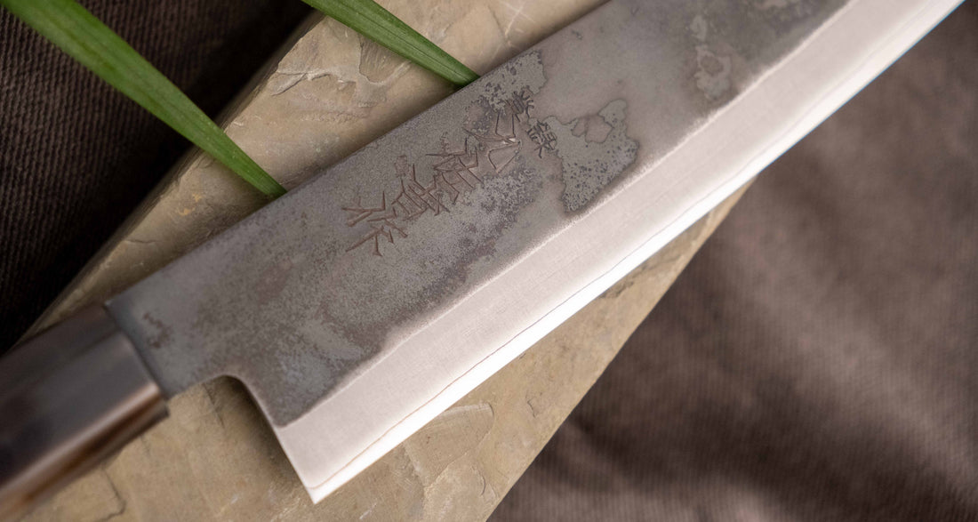 HAP-40 Gyuto Black Ebony Blond Buffalo 210 mm [limited]