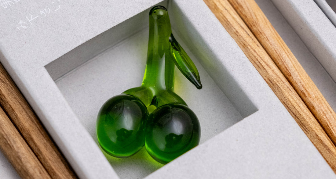 KURABI Mino set zdjelica i štapića za jelo – japanska keramika Yusai