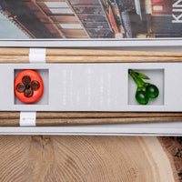 KURABI Mino set zdjelica i štapića za jelo – japanska keramika Yusai