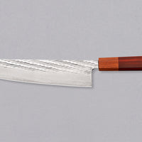 Hokiyama Gyuto Ginsanko Nawame Damascus 210 mm [Kaotan/Rosewood]