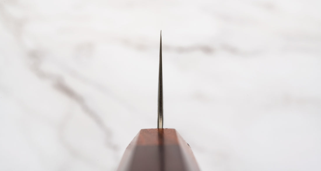 Hokiyama Gyuto Ginsanko Nawame Damascus 210 mm [Kaotan/Rosewood]