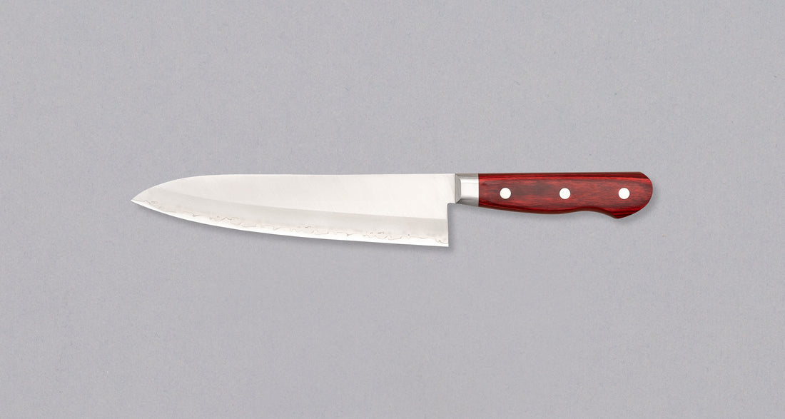 Seki Kotetsu Gyuto Vg-10 Migaki 200 mm [red pakkawood]
