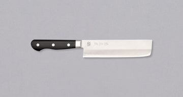 Seki Kotetsu Nakiri VG-10 Migaki 165 mm [black pakkawood]