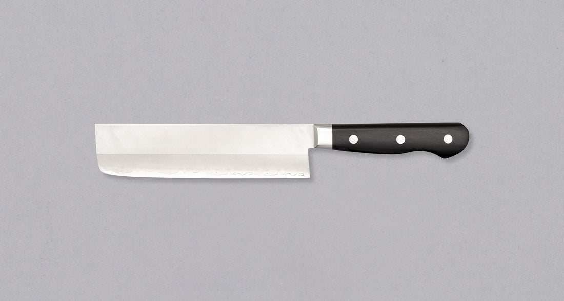 Seki Kotetsu Nakiri VG-10 Migaki 165 mm [black pakkawood]