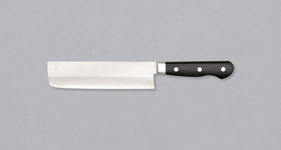Seki Kotetsu Nakiri VG-10 Migaki 165 mm [black pakkawood]