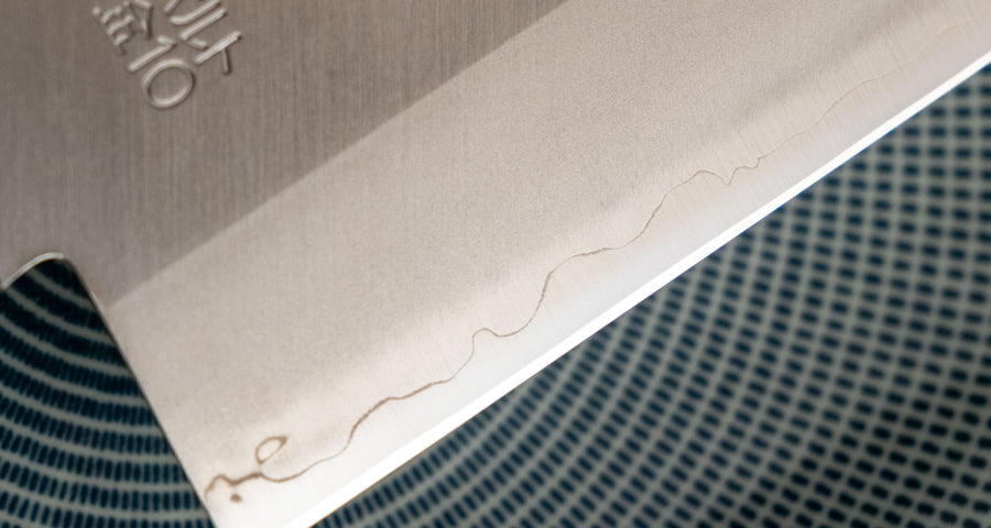 Seki Kotetsu Nakiri VG-10 Migaki 165 mm [black pakkawood]