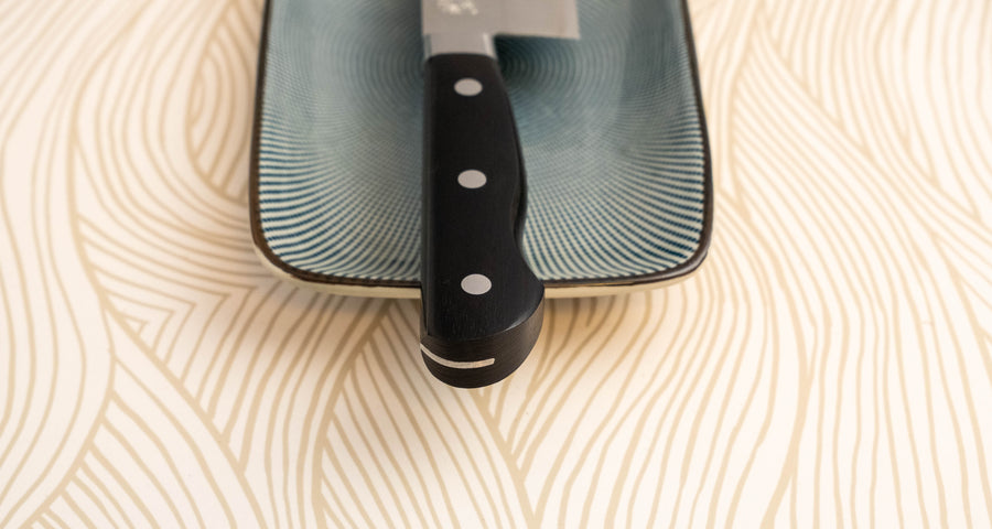 Seki Kotetsu Nakiri VG-10 Migaki 165 mm [black pakkawood]