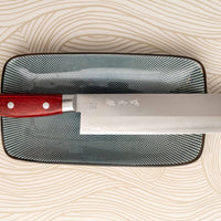 Seki Kotetsu Nakiri VG-10 Migaki 165 mm [red pakkawood]