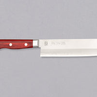Seki Kotetsu Nakiri VG-10 Migaki 165 mm [red pakkawood]
