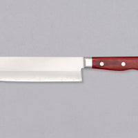 Seki Kotetsu Nakiri VG-10 Migaki 165 mm [red pakkawood]
