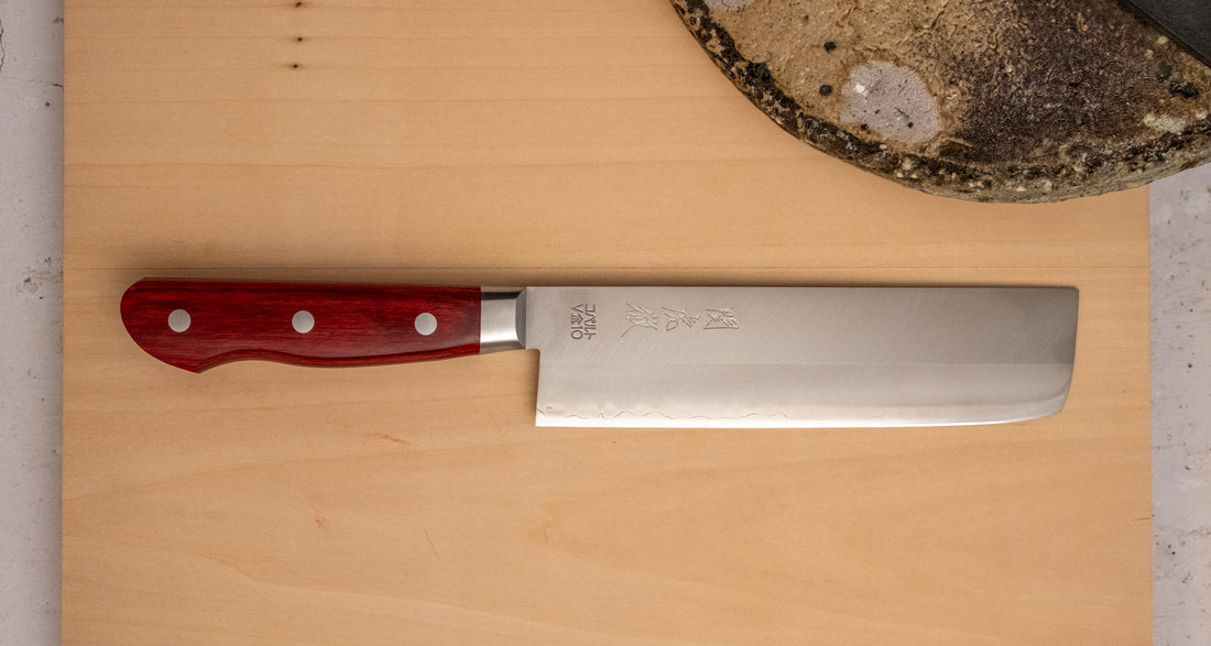Seki Kotetsu Nakiri VG-10 Migaki 165 mm [black pakkawood]