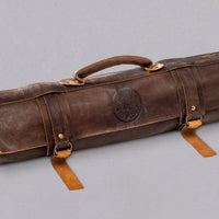 SharpEdge kožna torba za noževe - smeđa [10 džepova]