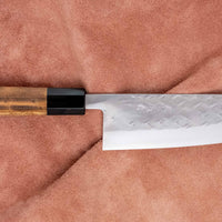 Tadafusa Santoku SLD Polished Hammered 165 mm