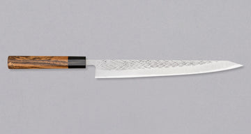 Tadafusa Sujihiki SLD Polished Hammered 270 mm