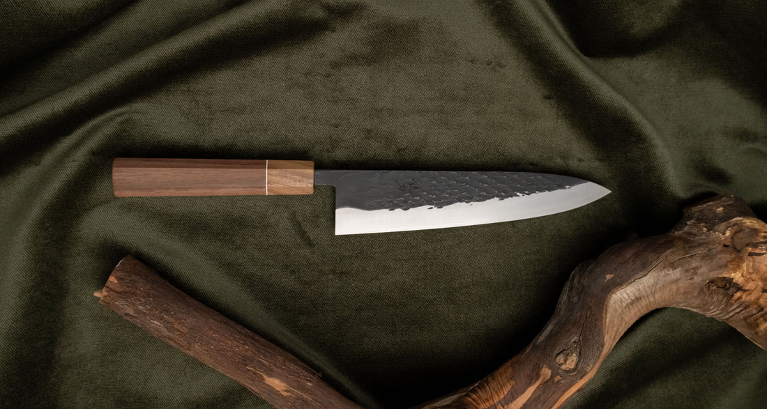 Tadafusa Gyuto SLD Hammered Kuro-uchi 210 mm