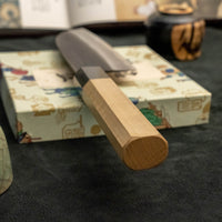 Tojiro Atelier Santoku Shirogami #2 Kuro-uchi 140 mm