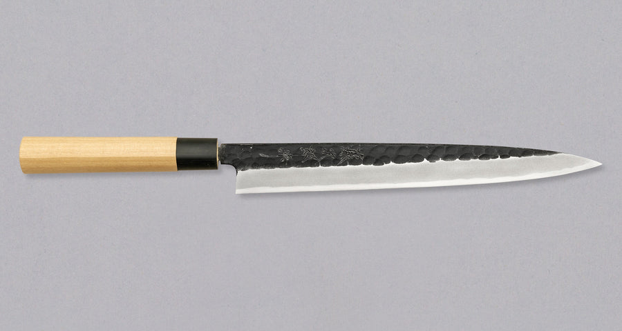Tojiro Yanagiba Shirogami Hammered Kuro-uchi 270 mm