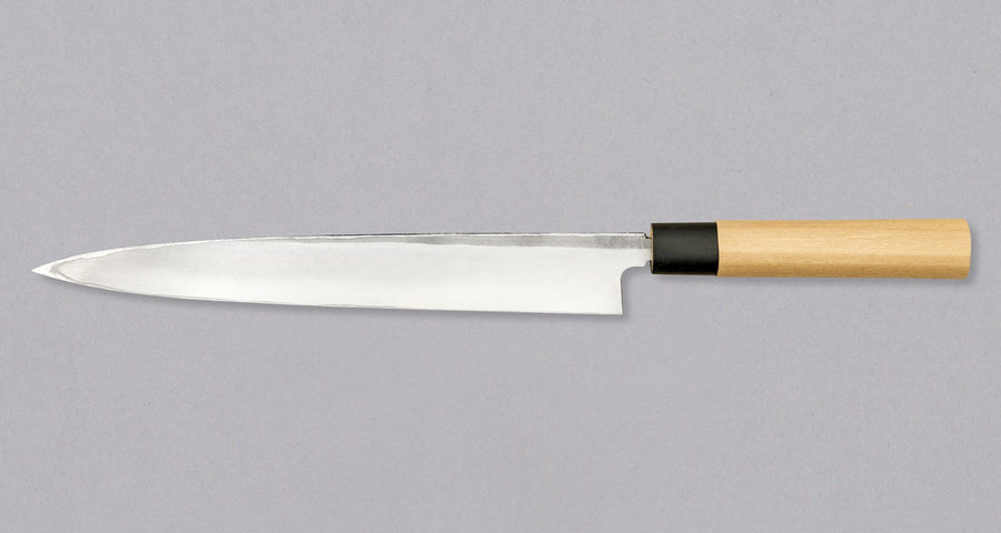 Tojiro Yanagiba Shirogami Hammered Kuro-uchi 270 mm