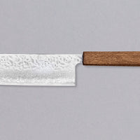 Tsunehisa Nakiri Damascus Tsuchime Oak 165mm (6.5") - čist japanski dizajn, jednostavno održavanje i pristupačna cijena, prijazna prema vašem novčaniku. Ovaj je nakiri dobro sklopljen posao.