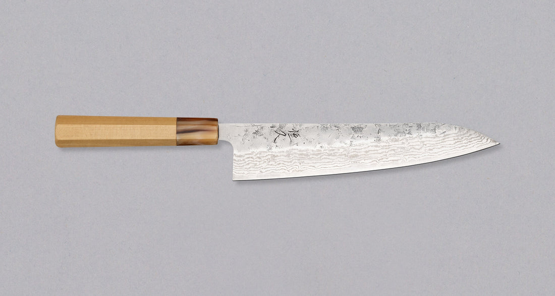 Tsunehisa Gyuto Swedish Steel Damascus Washiji 210 mm