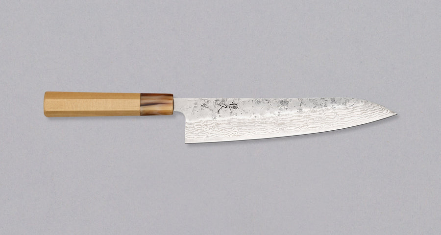 Tsunehisa Gyuto Swedish Steel Damascus Washiji 210 mm