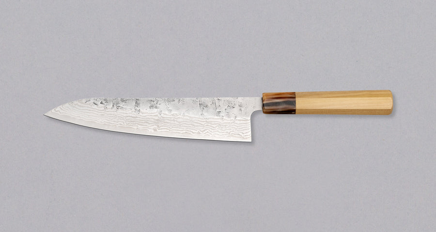 Tsunehisa Gyuto Swedish Steel Damascus Washiji 210 mm