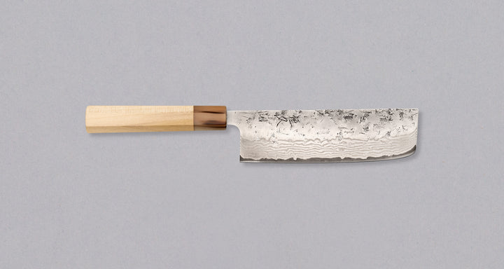 Tsunehisa Nakiri Swedish Steel Damascus Washiji 170 mm