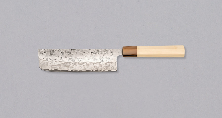 Tsunehisa Nakiri Swedish Steel Damascus Washiji 170 mm