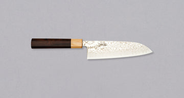 Tsunehisa Santoku SLD Damascus 165 mm [Palisandar - Cedrovina]