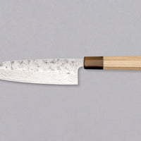 Tsunehisa Santoku Swedish Steel Damascus Washiji 165 mm