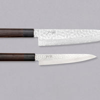 [SET] Tsunehisa VG-10 Damascus Tsuchime Set [Petty + Gyuto]