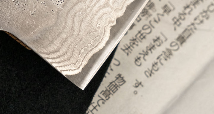 Tsunehisa Nakiri Swedish Steel Damascus Washiji 170 mm