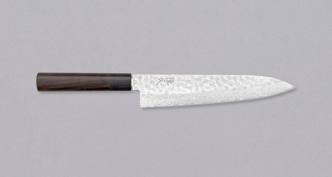 Tsunehisa Gyuto VG-10 Damascus Tsuchime 210 mm