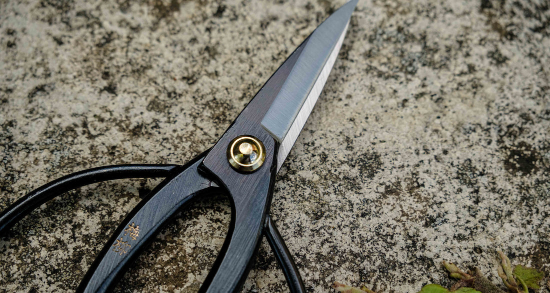 Tsurumaki Bairyu Long Blade Bonsai Okubo Scissors 165 mm