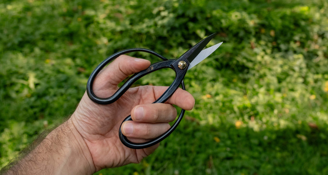 Tsurumaki Bairyu Long Blade Bonsai Okubo Scissors 165 mm