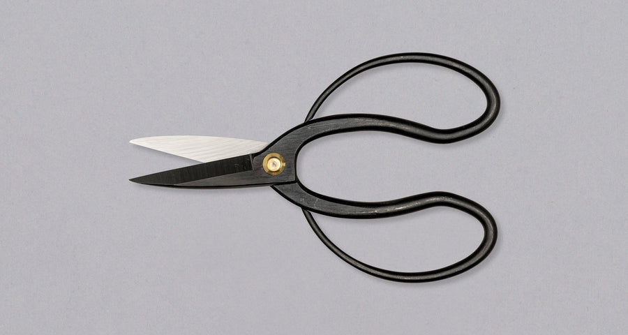 Tsurumaki Bairyu Long Blade Bonsai Okubo Scissors 165 mm