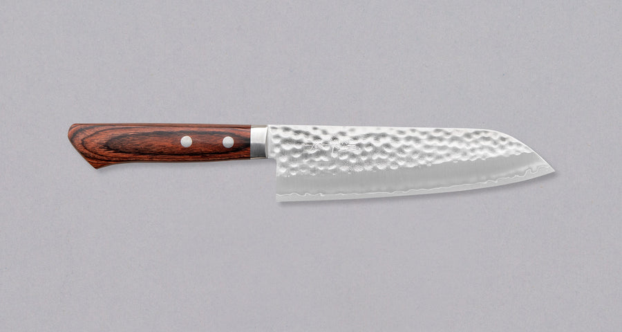 Etsu Village Santoku Hammered Mahagony 170 mm