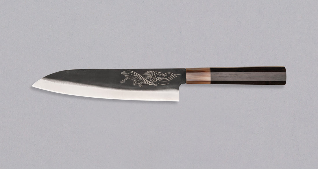 Yoshida Gyuto SUJ-2 Kuro-uchi 210 mm [Koi Fish]